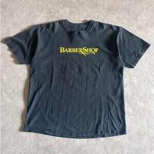 90s Vintage Barbershop Movie Promo Black T Shirt Size XL
